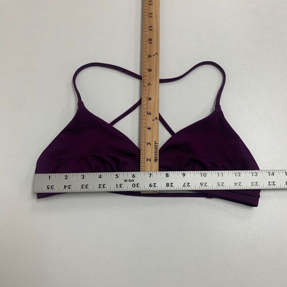 Victorias Secret Sport Sports Bra Women M Medium Hibiscus Cross Open Back No Pad - Picture 5 of 9